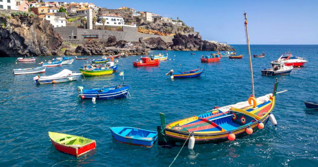 Xavelha Boat on Câmara de Lobos Harbor